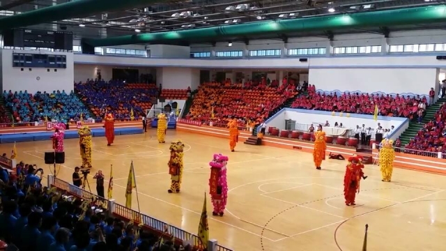 板橋室內體育館 彰化同鄉會 表演